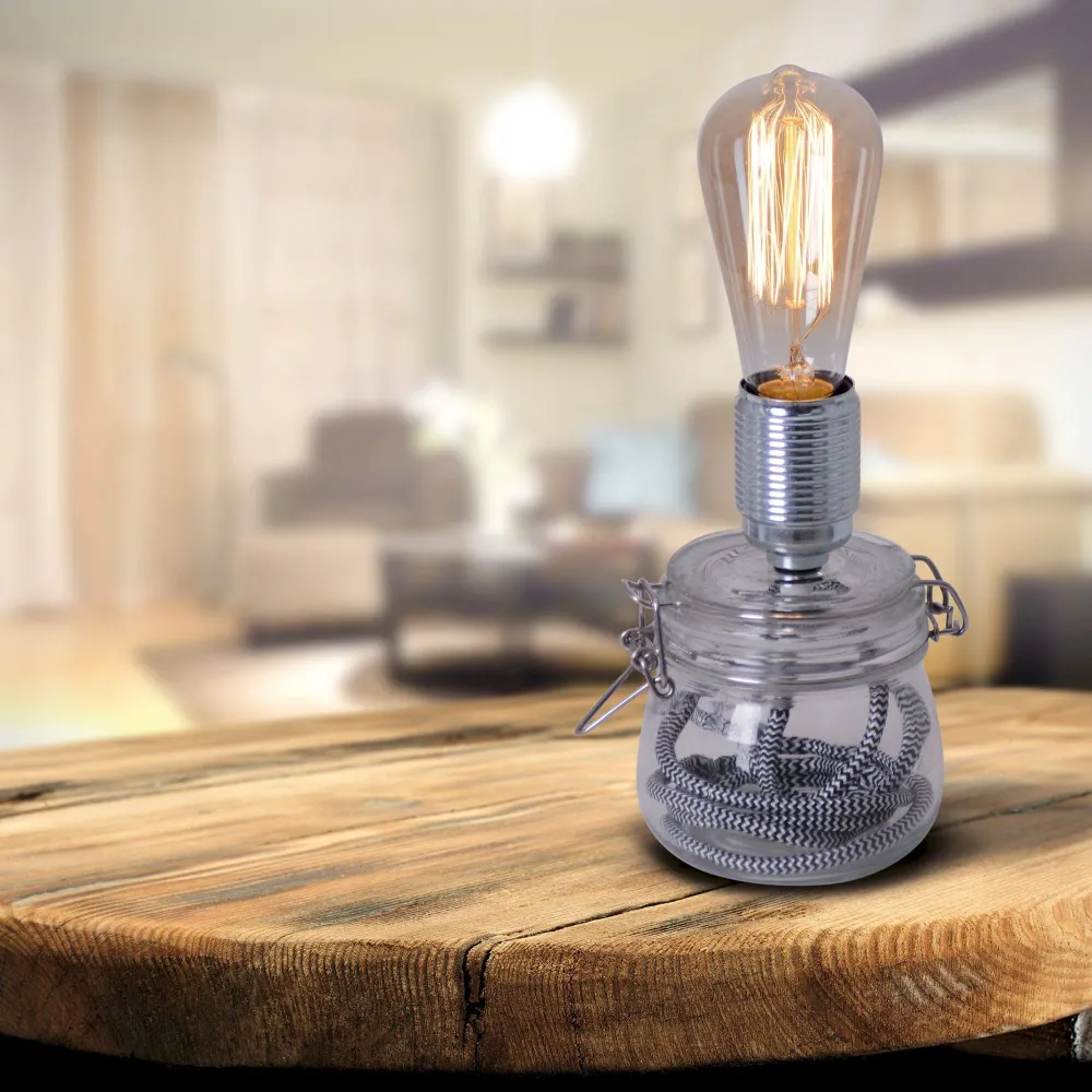 Lampe de table Näve, hauteur max. : 12 cm Clear Naeve