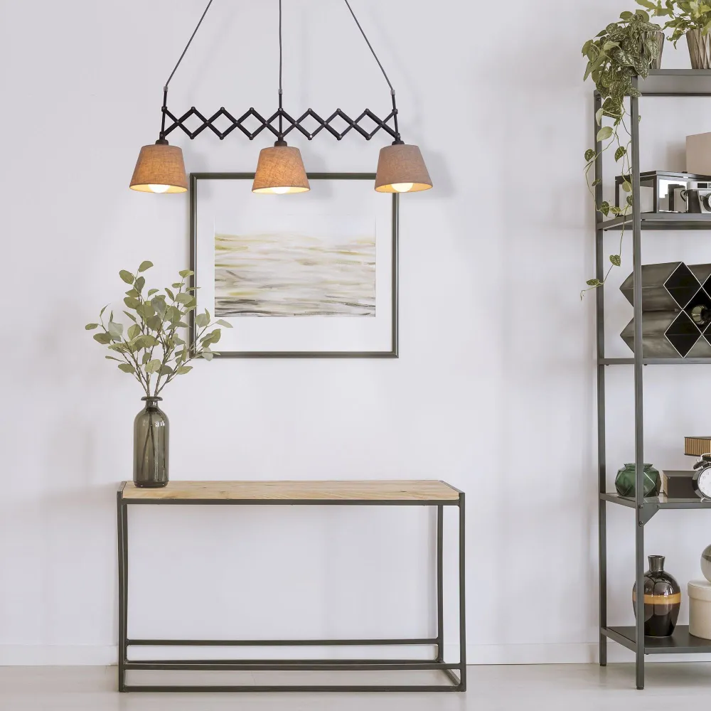 Näve Concertina Suspension Adrienne max. l: 52-86 cm naturel Naeve