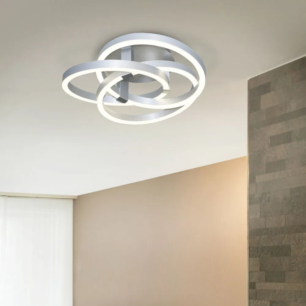 Plafonnier LED intelligent Näve Smart Home Divora d: 58cm Naeve