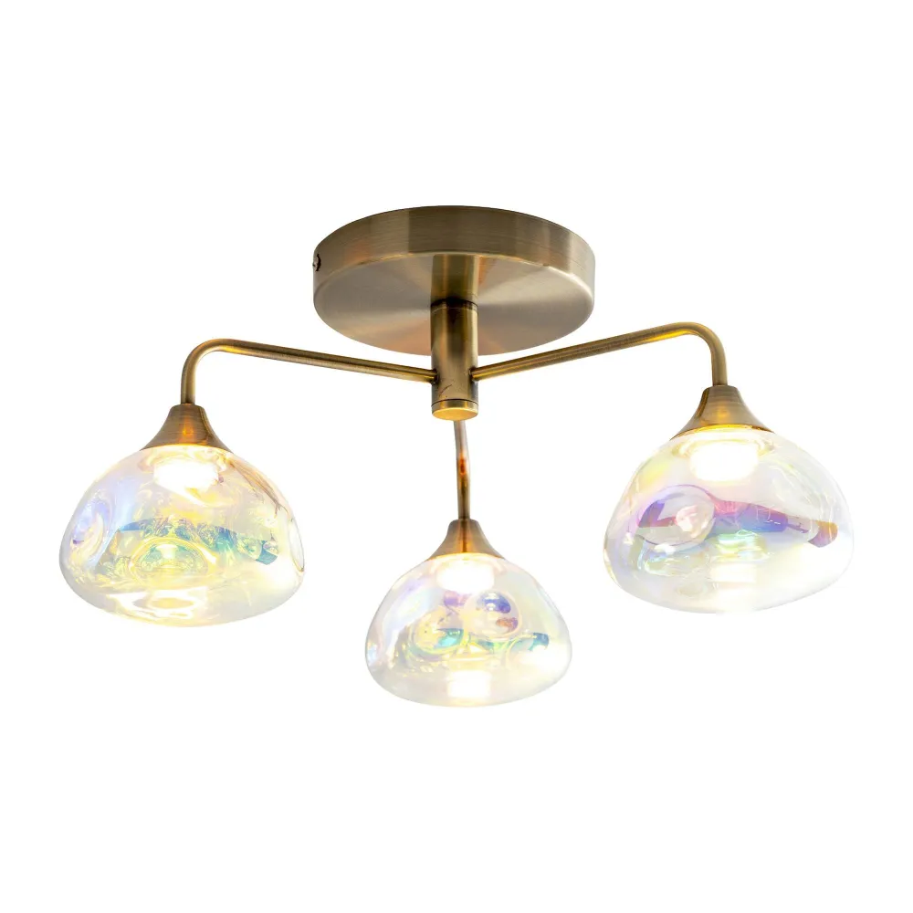 Plafonnier LED Näve à 3 ailes Varna Naeve