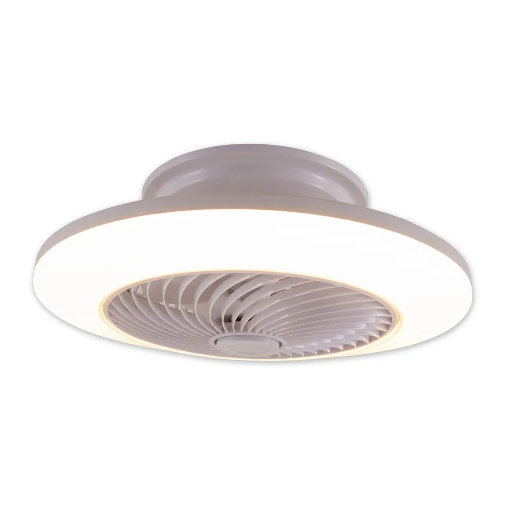 Plafonnier LED Näve avec ventilateur Adoranto d: 55cm Naeve