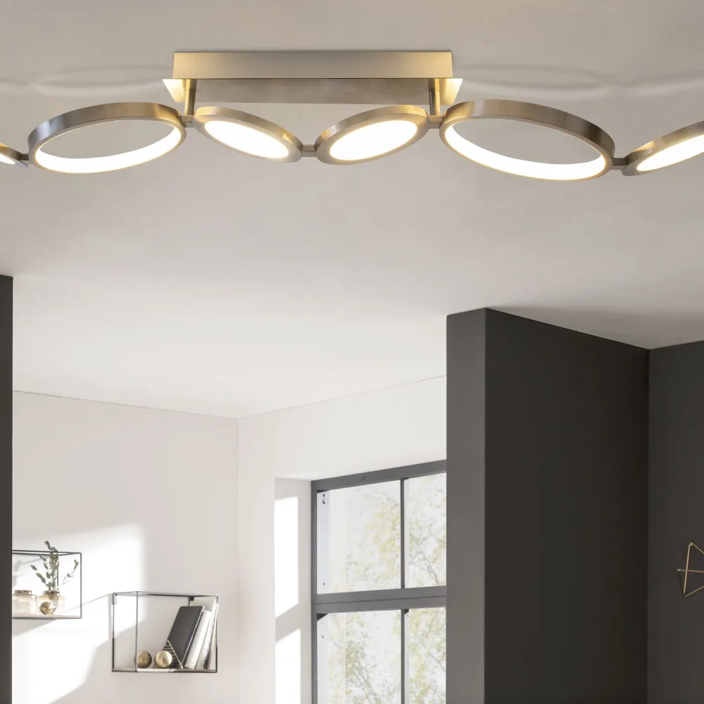Plafonnier LED Näve Stelari l: 100cm Naeve