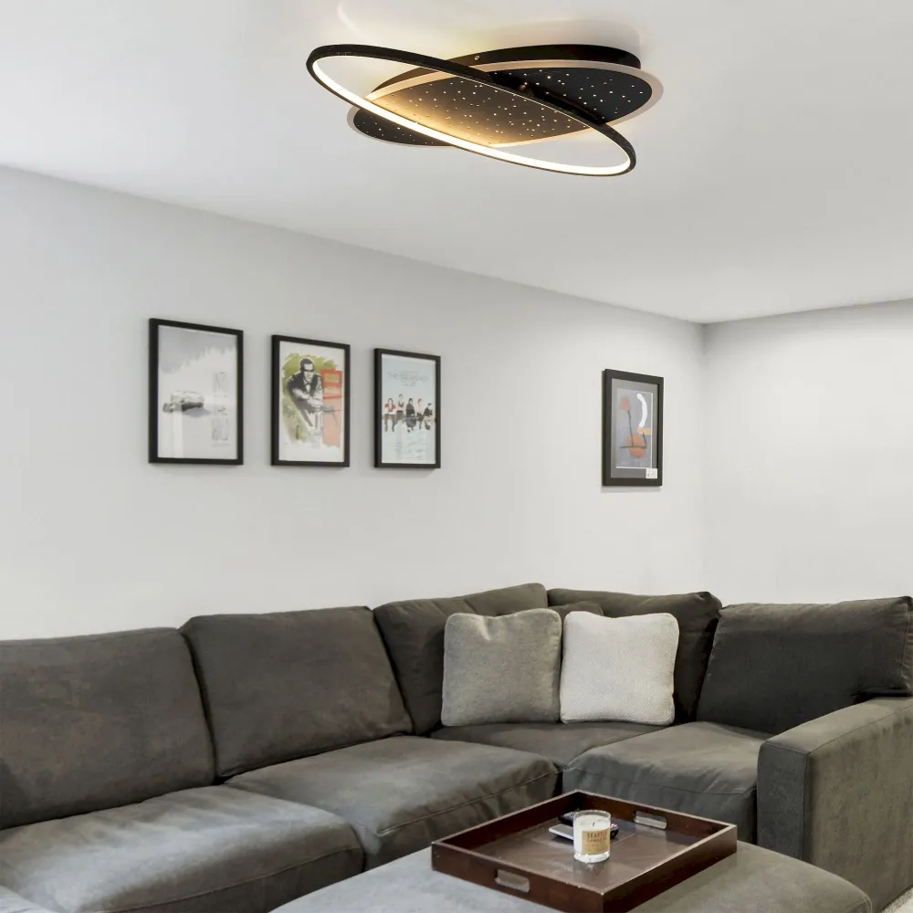 Plafonnier LED Näve l: 60 cm Stelaris Naeve