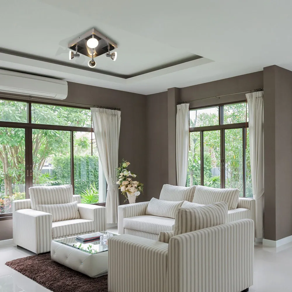 Spot de plafond LED Näve en 4 parties Jericho d:28cm Naeve