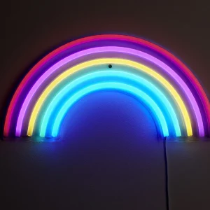 Néon arc en ciel - Lampe