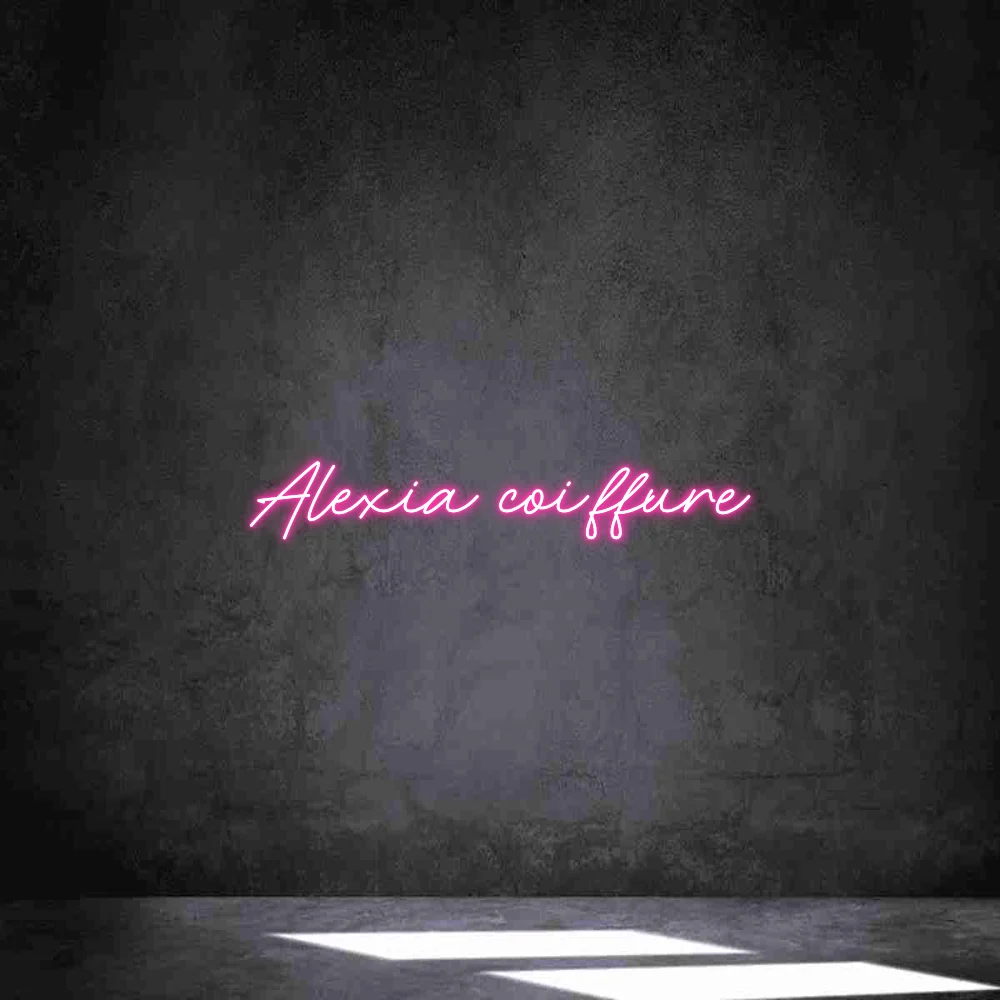 Néon personnalisé: Alexia coiffure