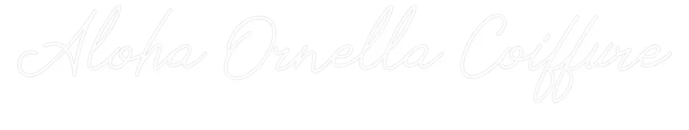Néon personnalisé: Aloha Ornella C...