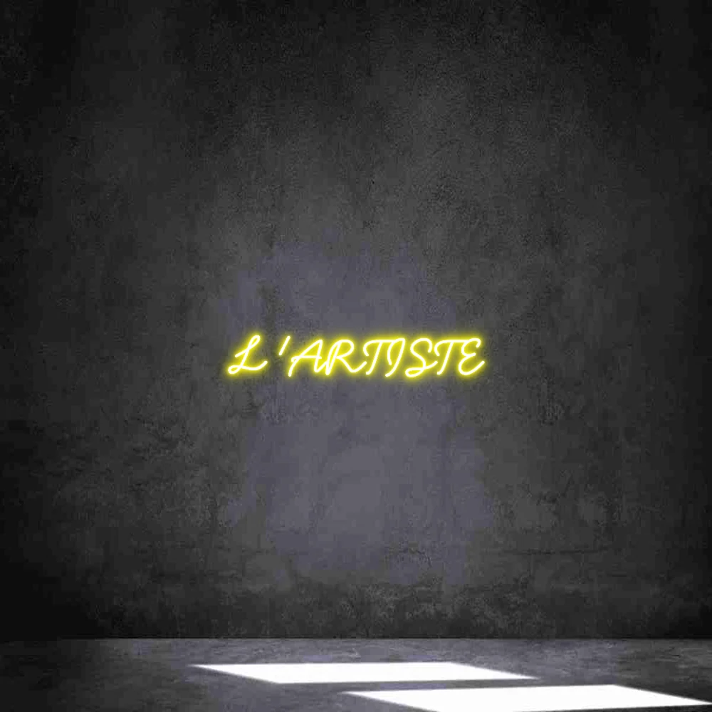 Néon personnalisé: L 'ARTISTE