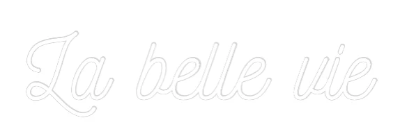 Néon personnalisé: La belle vie