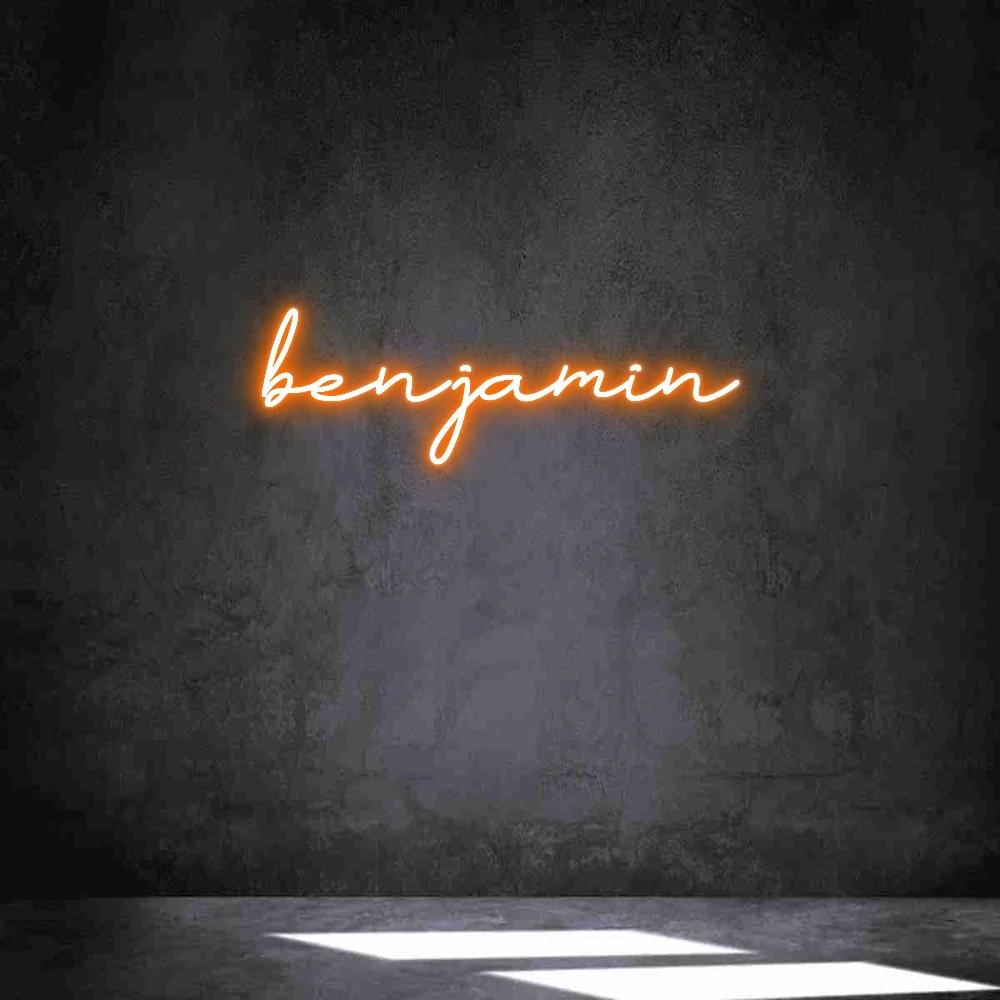 Néon personnalisé: benjamin