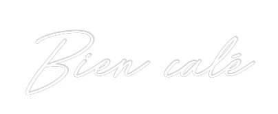 Néon personnalisé: Bien calé