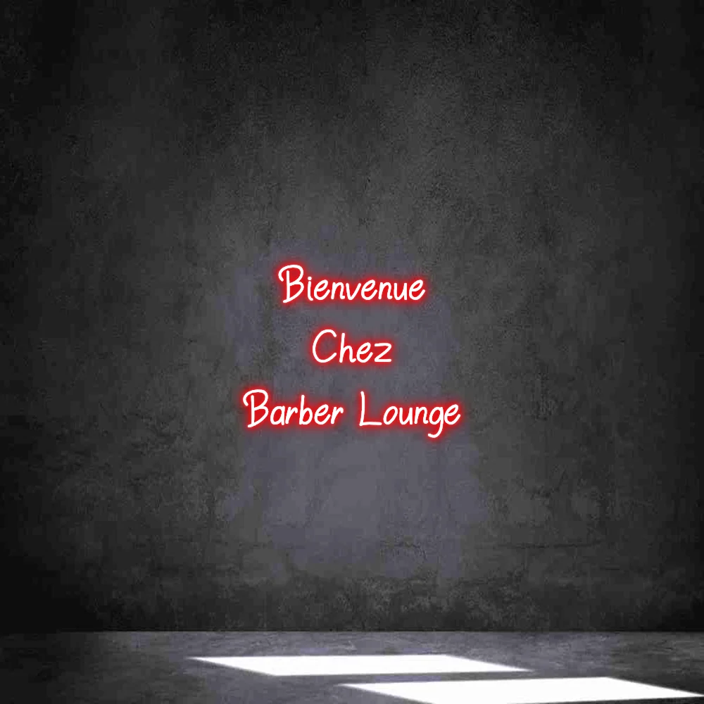 Néon personnalisé: Bienvenue Chez...