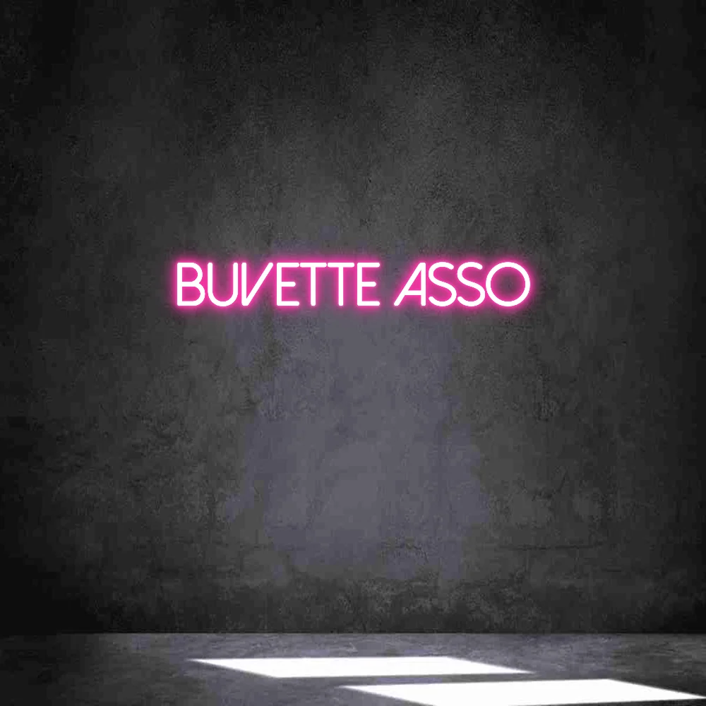 Néon personnalisé: Buvette ASSO
