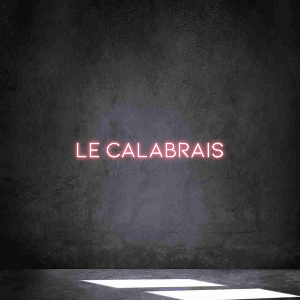 Néon personnalisé: LE CALABRAIS