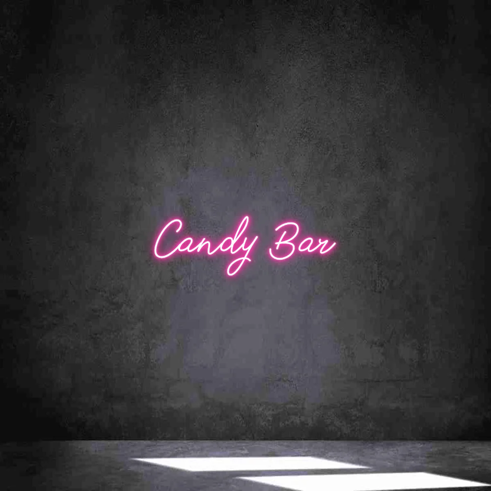 Néon personnalisé: Candy Bar