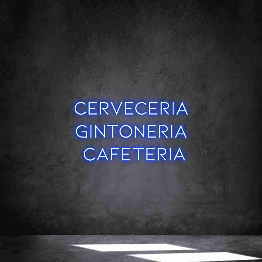 Néon personnalisé: Cerveceria Gint...