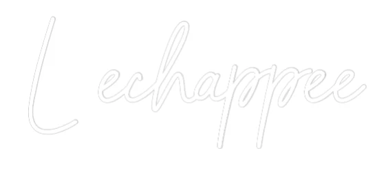 Néon personnalisé: L échappée