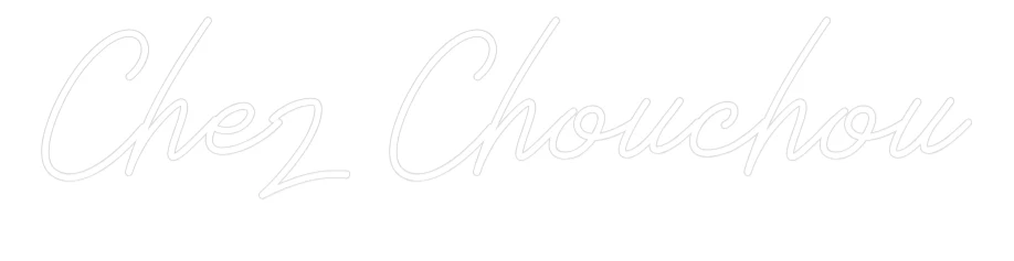 Néon personnalisé: Chez Chouchou