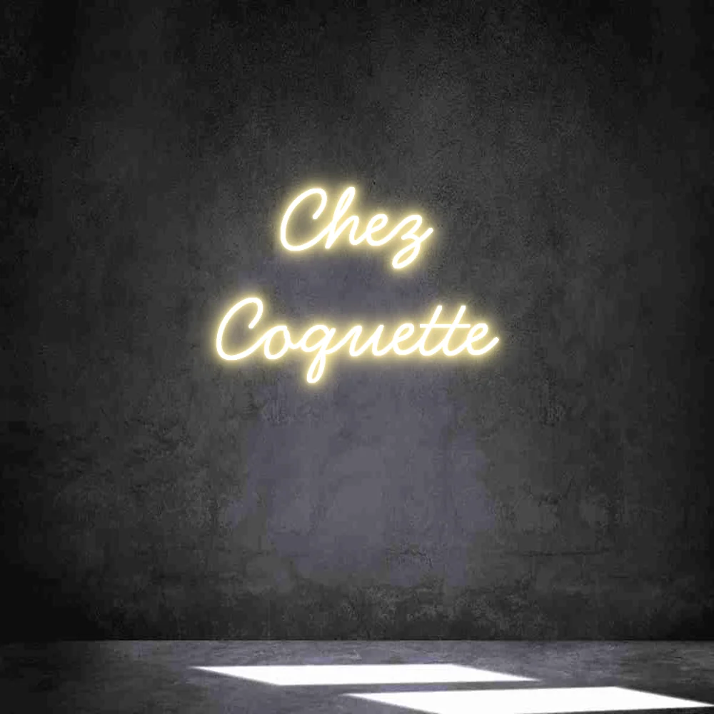 Néon personnalisé: Chez Coquette