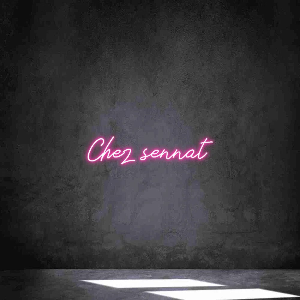 Néon personnalisé: Chez sennat