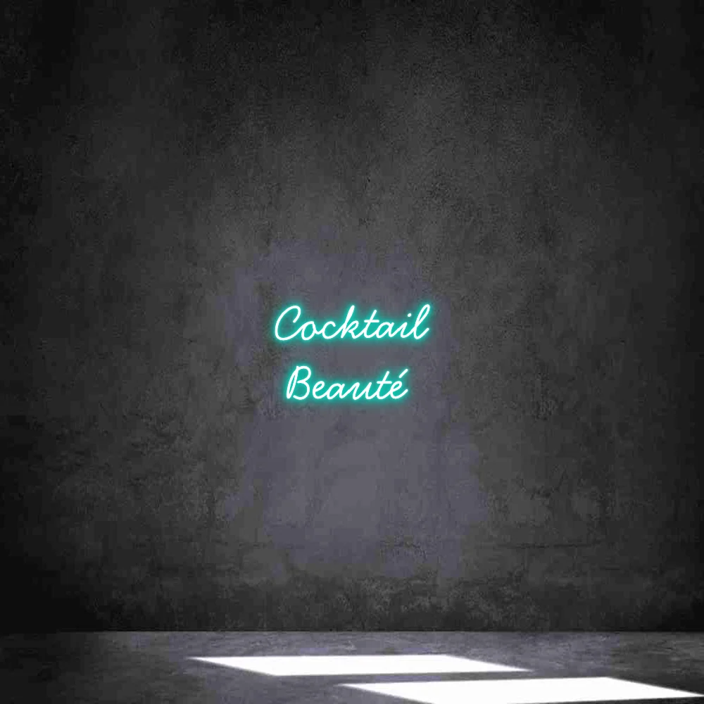 Néon personnalisé: Cocktail Beauté