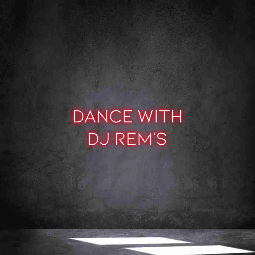 Néon personnalisé: Dance DJ R...