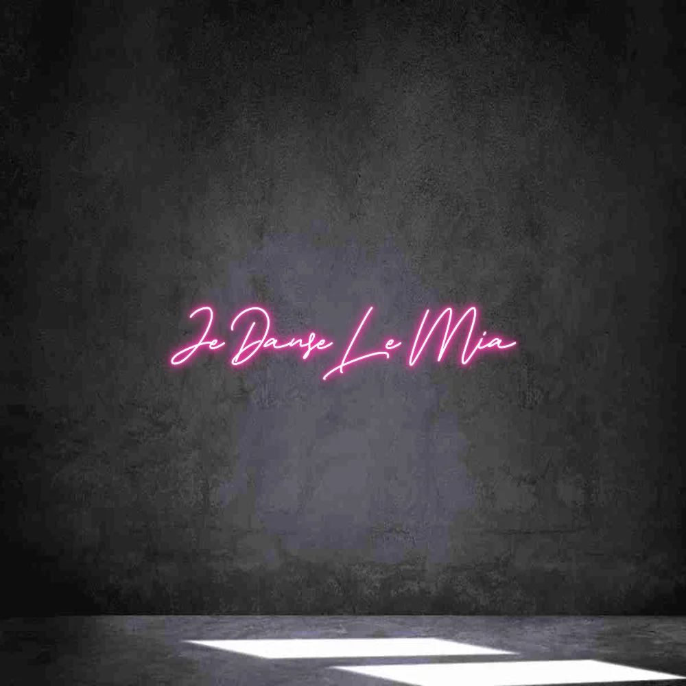 Néon personnalisé: Je Danse Le Mia