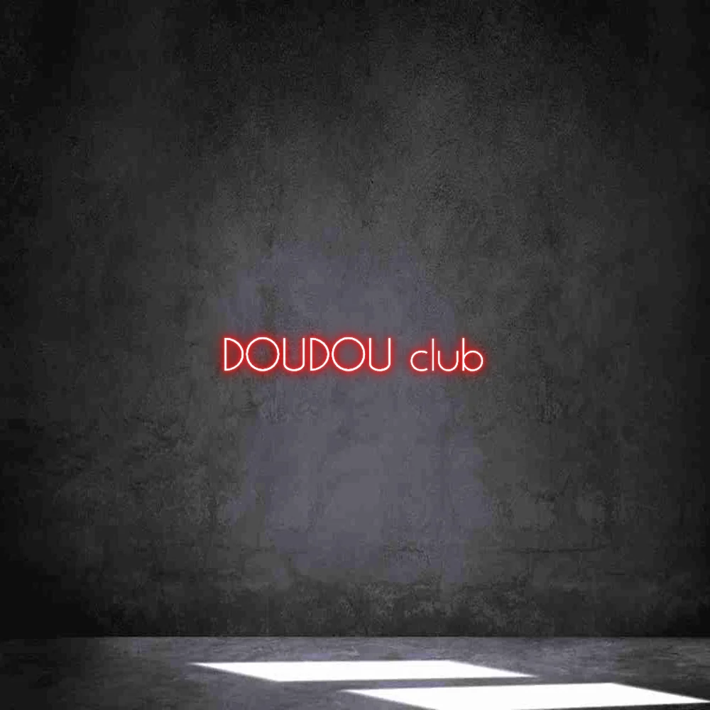Néon personnalisé: DOUDOU club