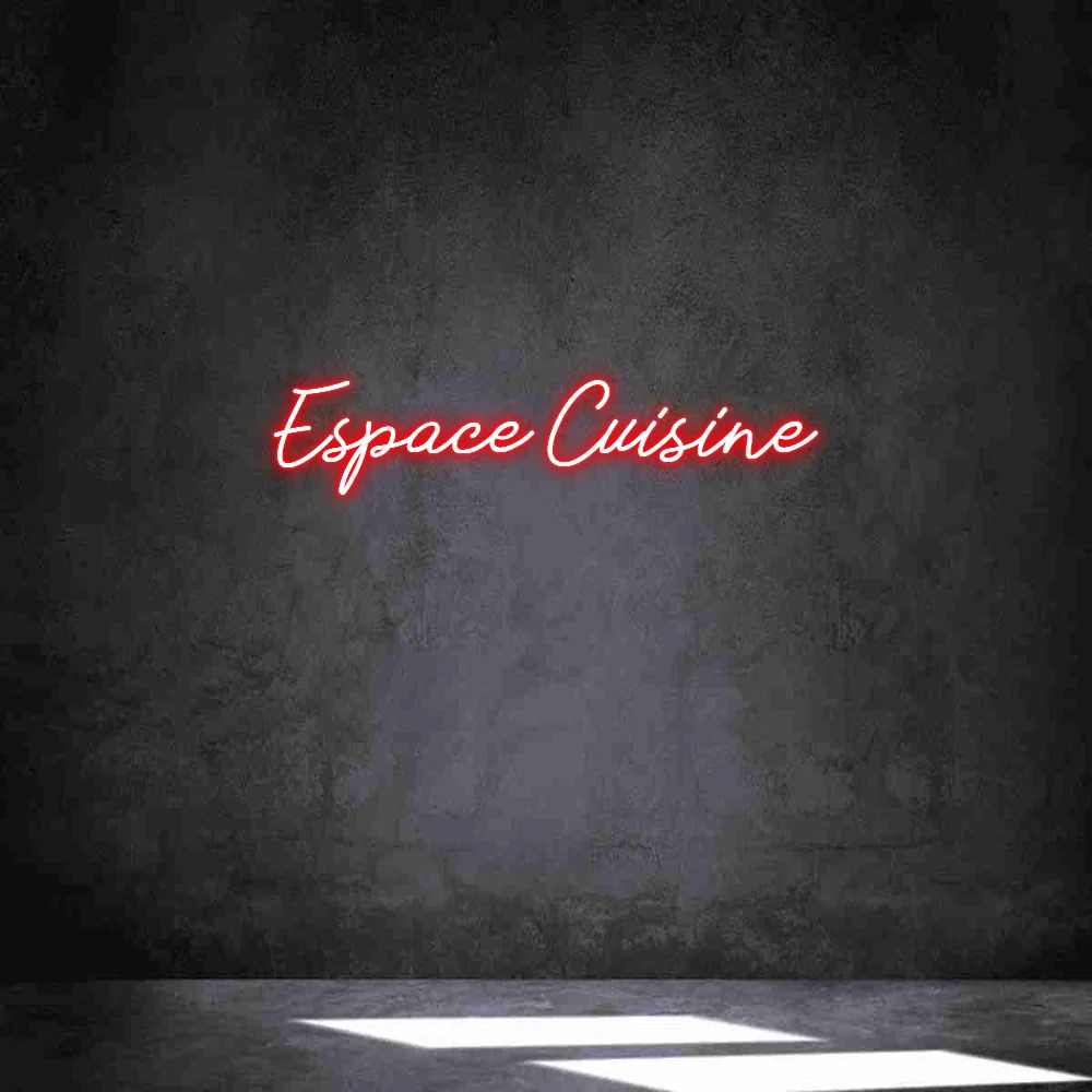 Néon personnalisé: Espace Cuisine