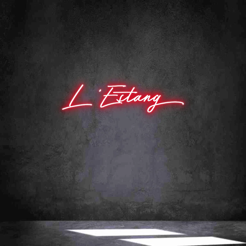 Néon personnalisé: L 'Estang