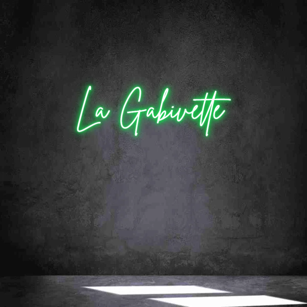 Néon personnalisé: La Gabivette