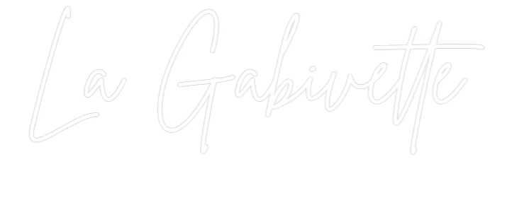 Néon personnalisé: La Gabivette