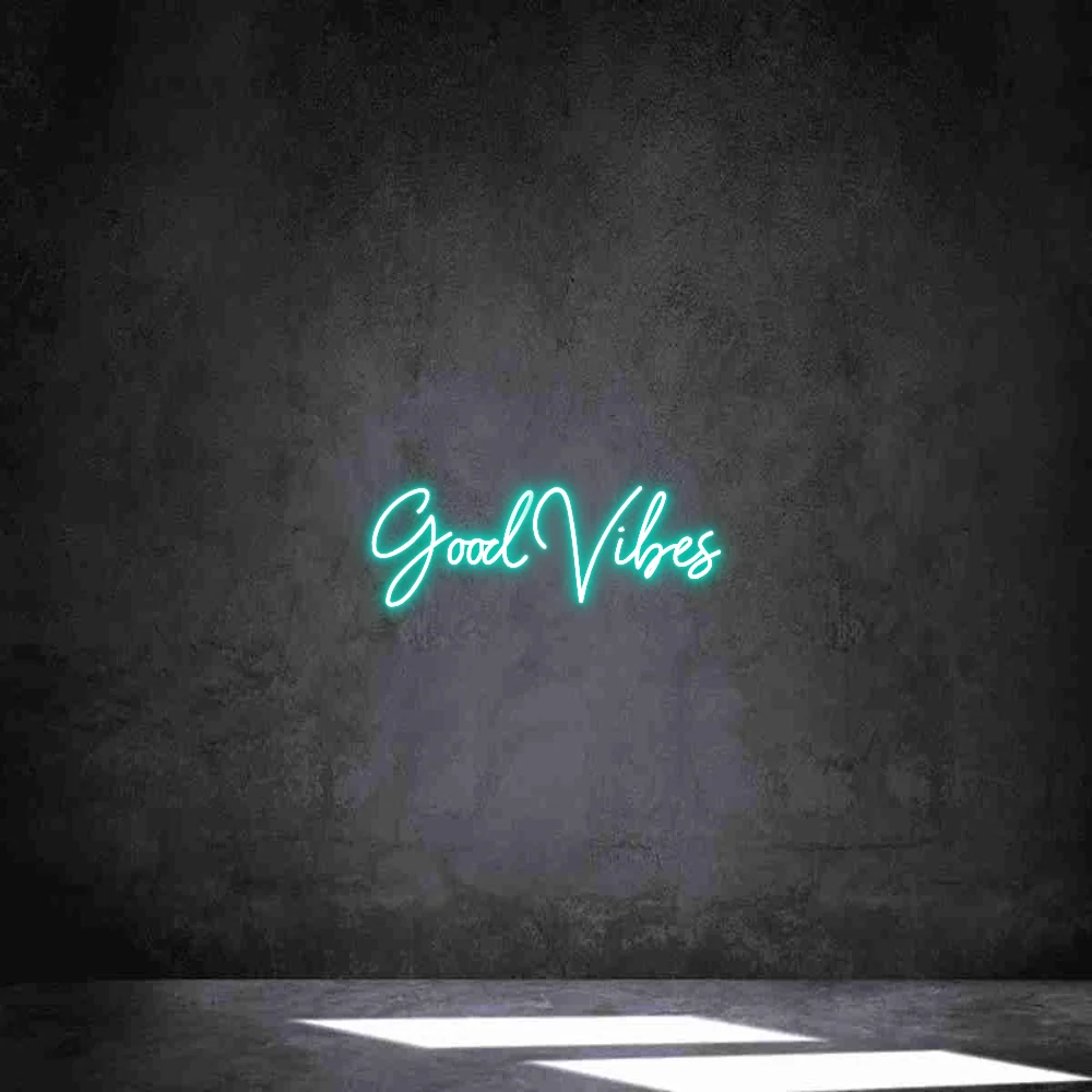 Néon personnalisé: Good Vibes