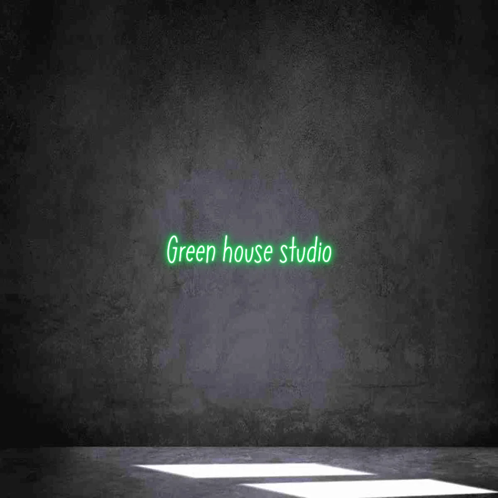 Néon personnalisé: Green house s...