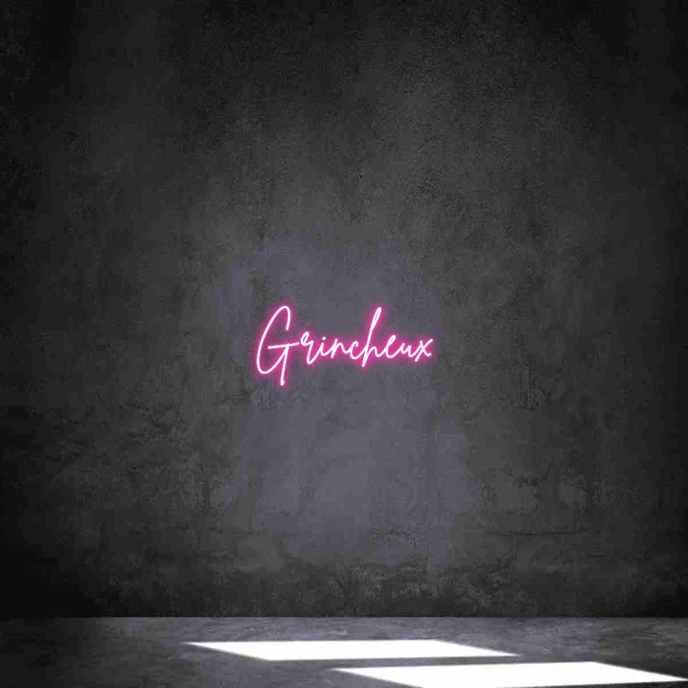 Néon personnalisé: Grincheux