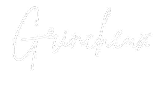 Néon personnalisé: Grincheux