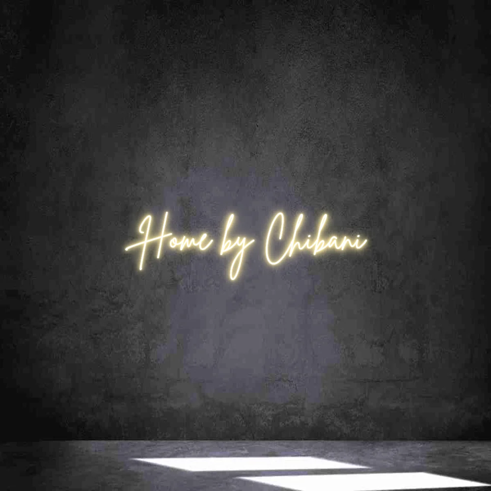 Néon personnalisé: Home Chibani