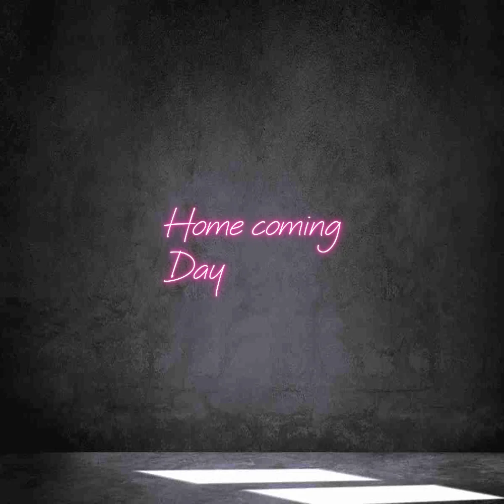Néon personnalisé: Home coming Day