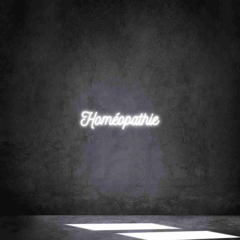 Néon personnalisé: Homéopathie