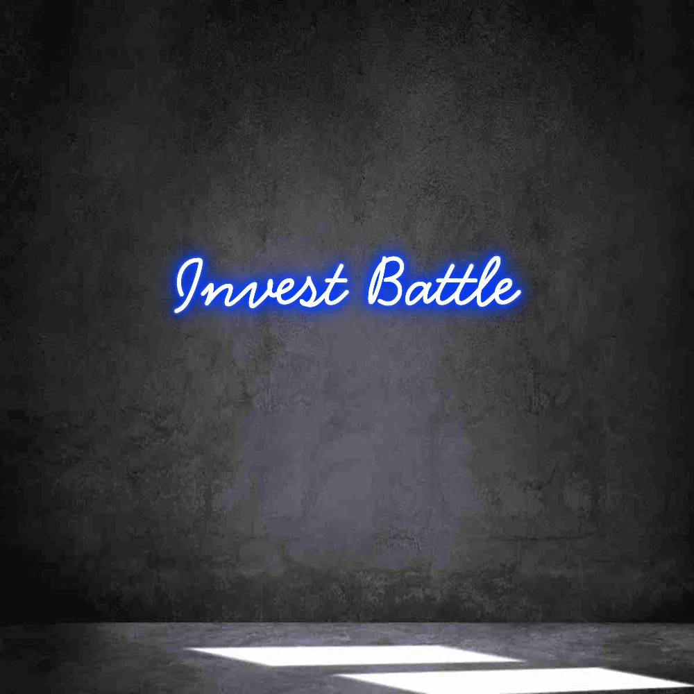 Néon personnalisé: Invest Battle