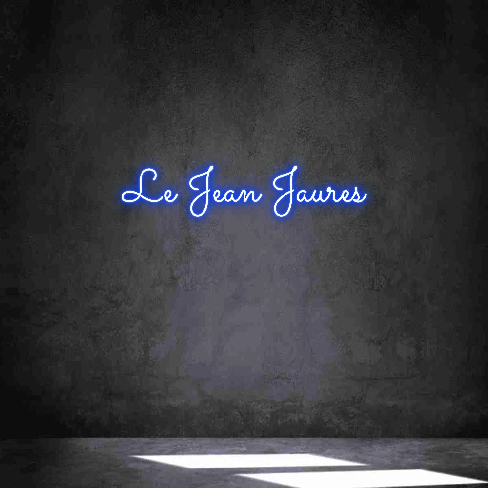 Néon personnalisé: Le Jean Jaures