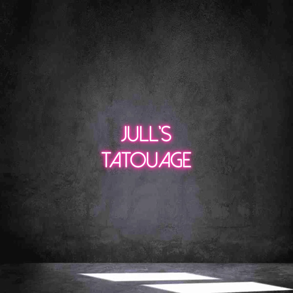 Néon personnalisé: JULL’S TATOUAGE