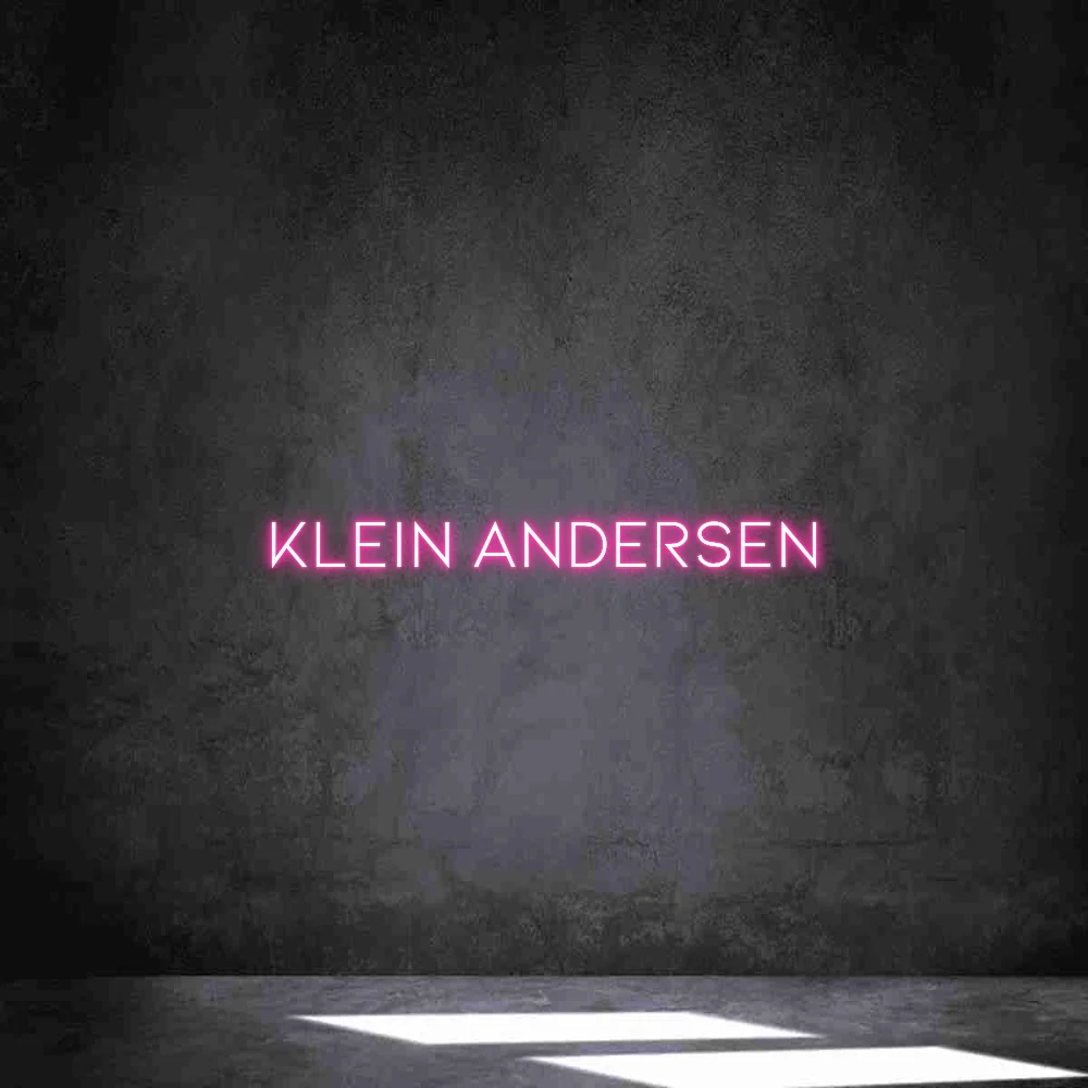 Néon personnalisé: KLEIN ANDERSEN