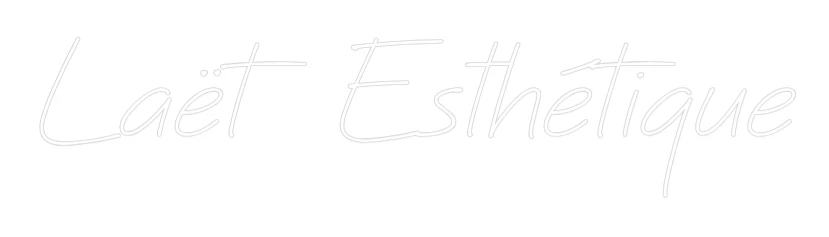 Néon personnalisé: Laët Esthétique