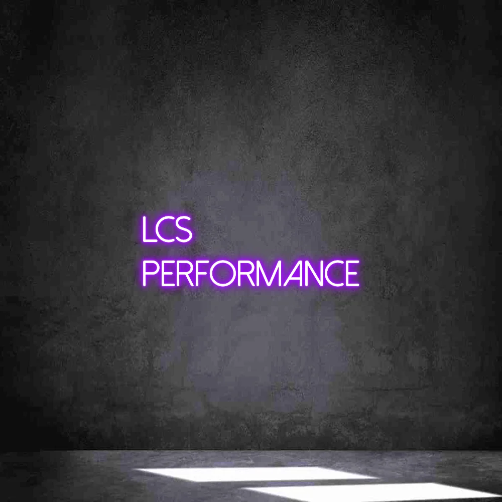Néon personnalisé: LCS Performance