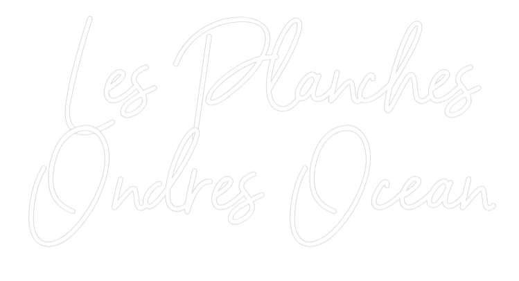 Néon personnalisé: Les Planches On...