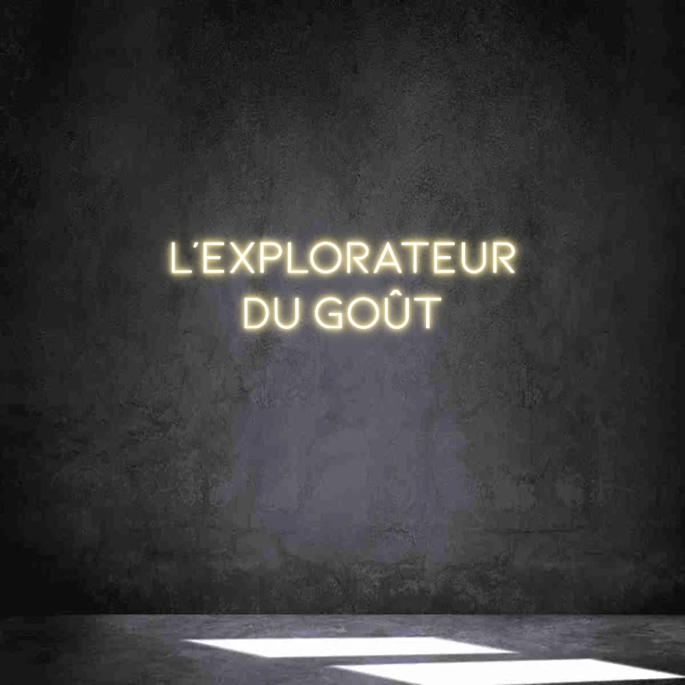 Néon personnalisé: L'Explorateur...