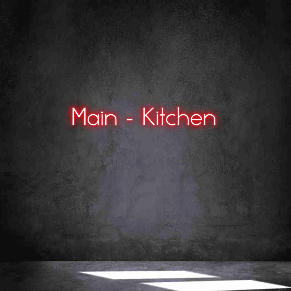 Néon personnalisé: Main - Kitchen