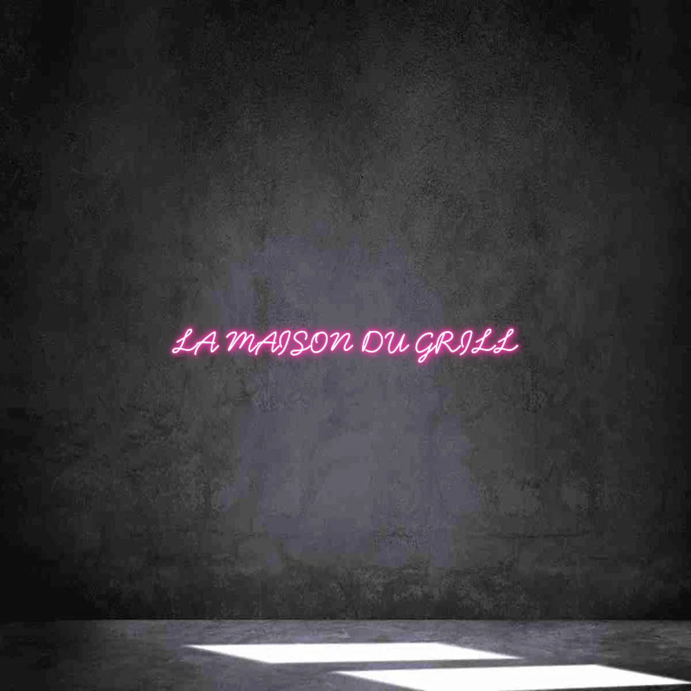Néon personnalisé: LA MAISON DU GR...