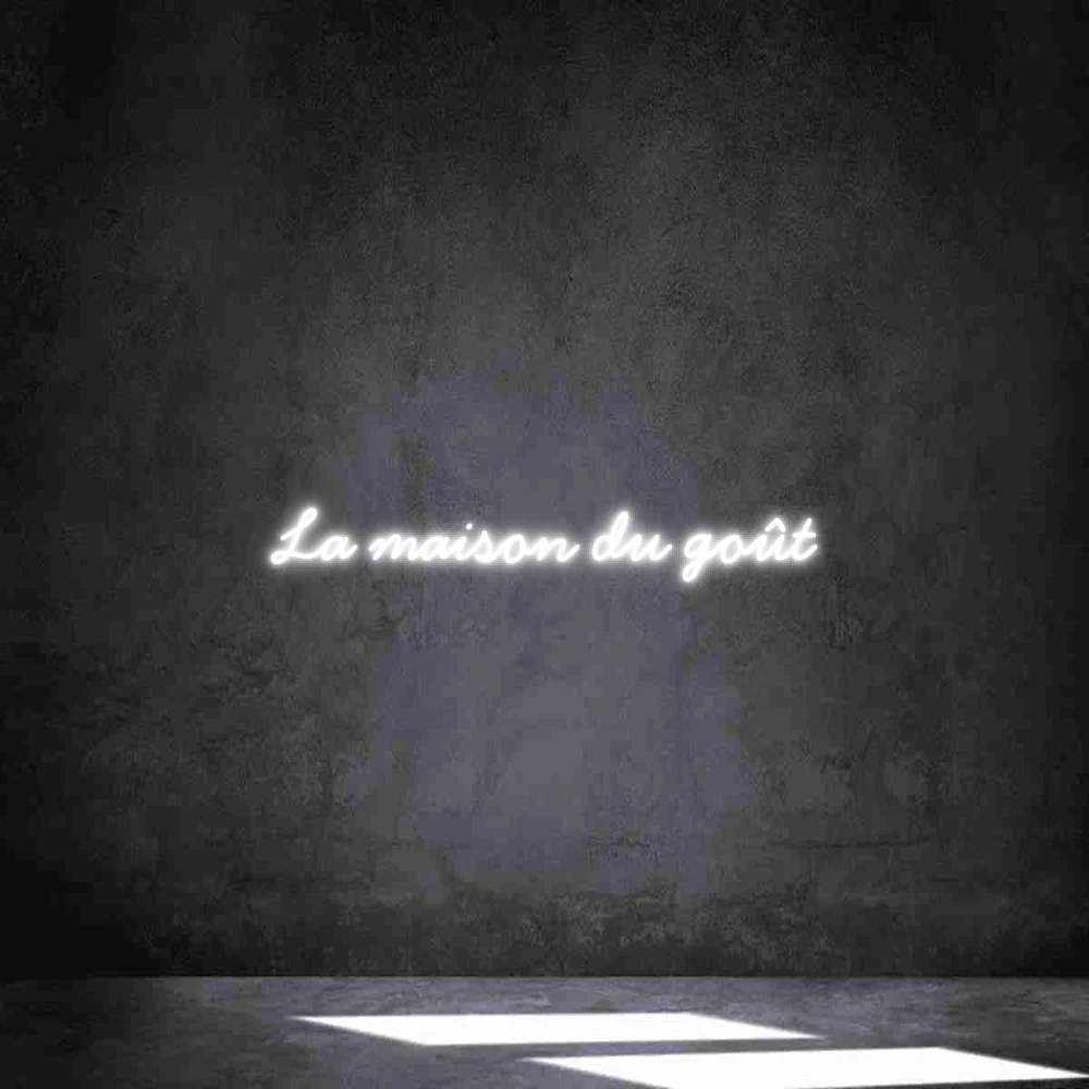 Néon personnalisé: La maison du go...